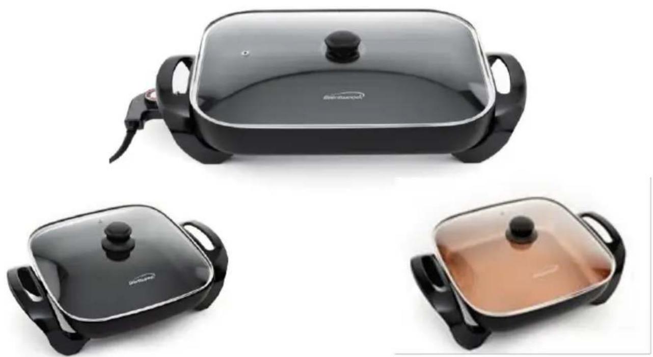 Brentwood SK-75 - ELECTRIC SKILLET SARTEN ELECTRICA / SKILLET ELECTRIQUE - 1