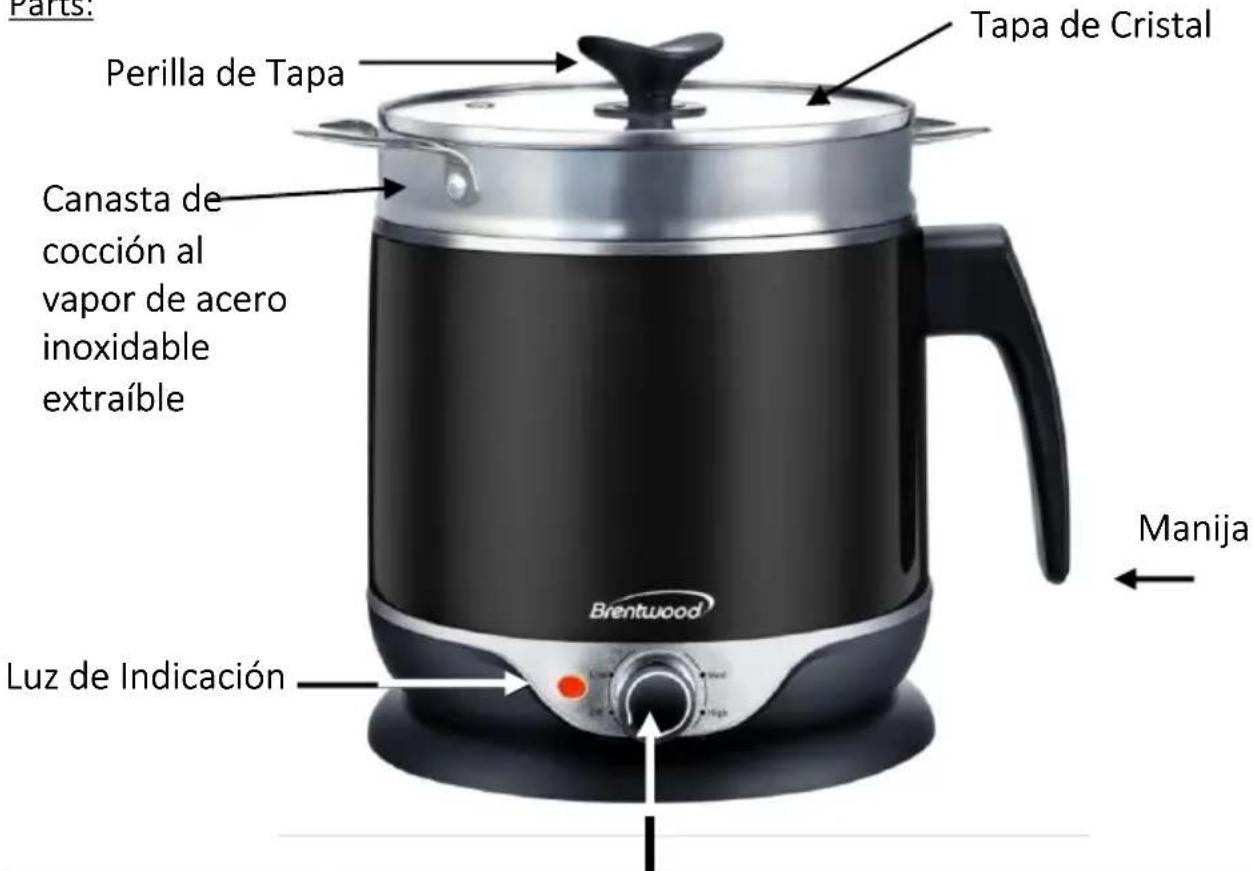 Brentwood HP-3019BK - Antes del Primer Uso: - 1