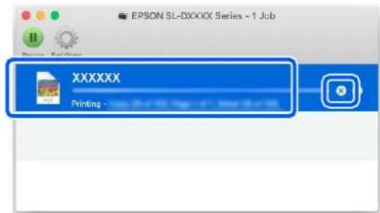 EPSON SL-DXXXX Series - 1 Job XXXXXX Printing -
