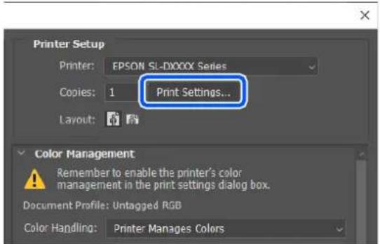EPSON SureLab SL-D1000 - Exemple avec Adobe Photoshop 2021 - 2