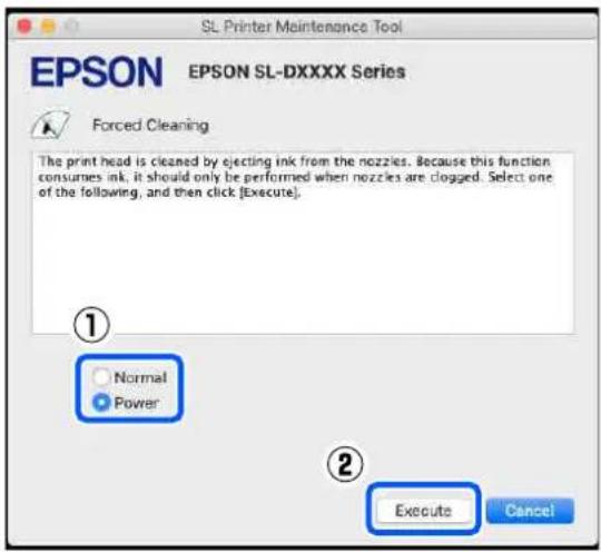 EPSON SureLab SL-D1000 - Nettoyage forcé - 1