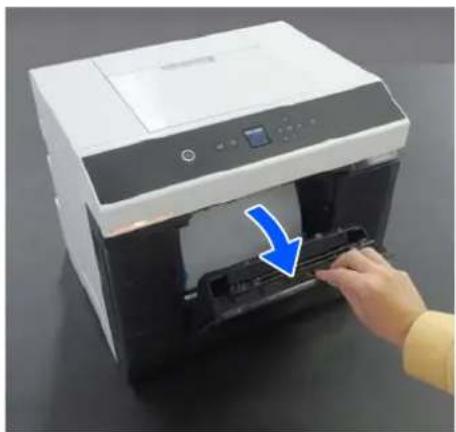 EPSON SureLab SL-D1000 - Retrait du papier coincé (papier rouleau) - 7