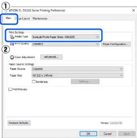 EPSON SureLab SL-D1000 - Imprimer à l'aide de diverses fonctions d'impression - 1