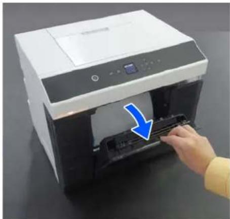 EPSON SureLab SL-D1000 - Retirez la boîte à papier rebut. - 1