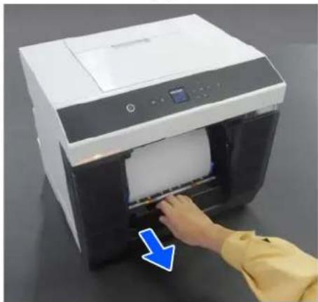 EPSON SureLab SL-D1000 - Retrait du papier coincé (papier rouleau) - 8