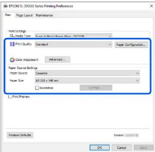 EPSON SureLab SL-D1000 - Imprimer à l'aide de diverses fonctions d'impression - 2