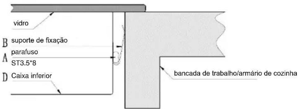 CANDY HIFS85MCTT - Ajustar a posicao do suporte - 2