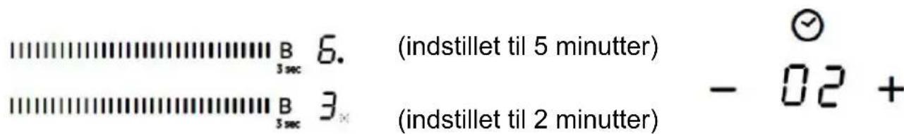 CANDY HIFS85MCTT - Indstilling af timeren til at slukke for mere end én kogezone - 1