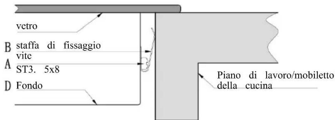 CANDY HIFS85MCTT - Regolazione della posizione della staffa - 2