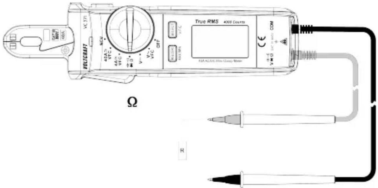VOLTCRAFT VC371 - Weerstandsmeting - 2