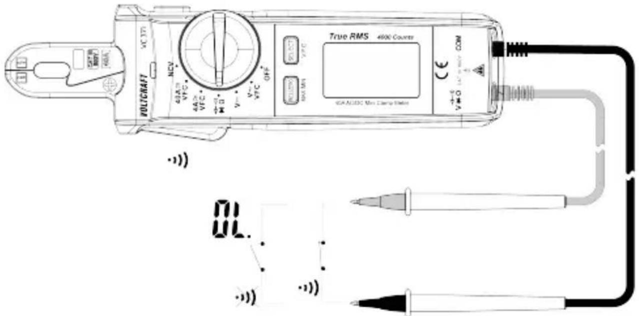 VOLTCRAFT VC371 - Continuiteitsmeting - 2