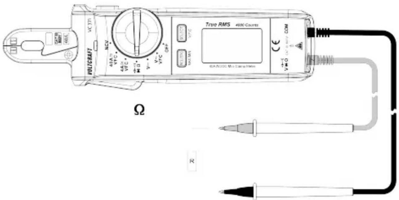 VOLTCRAFT VC371 - Widerstandsmessung - 2