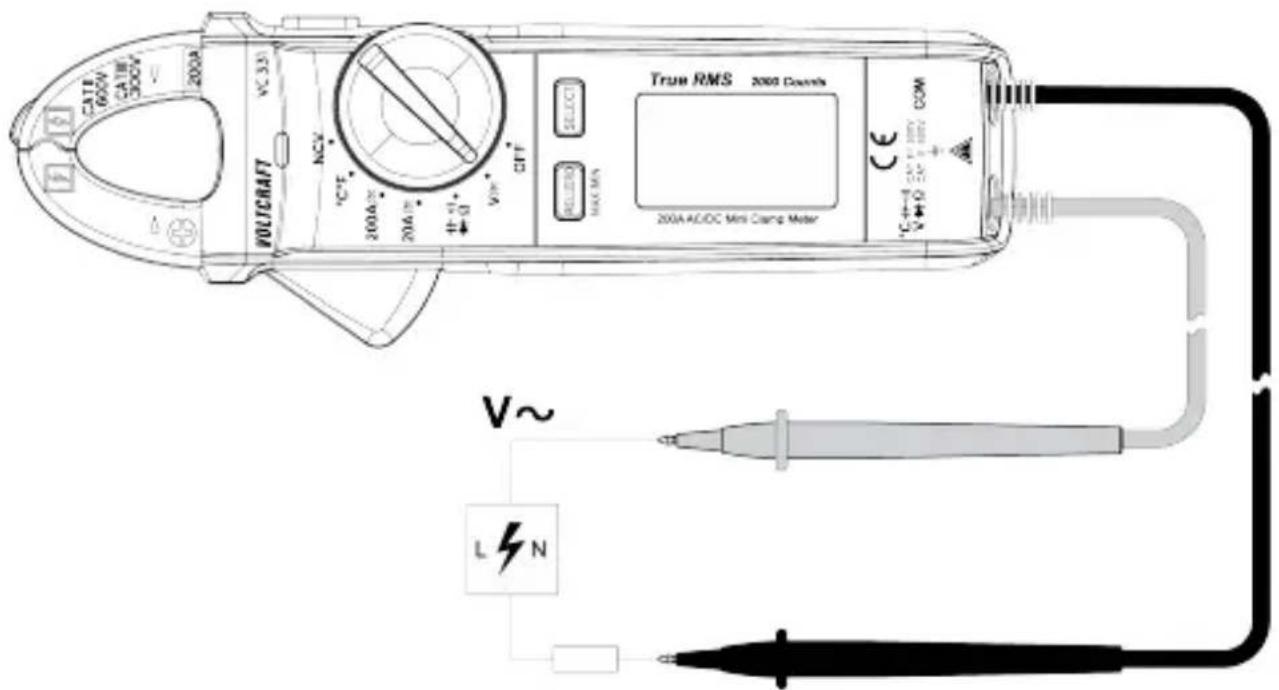VOLTCRAFT VC331 - AC voltage measurement - 1