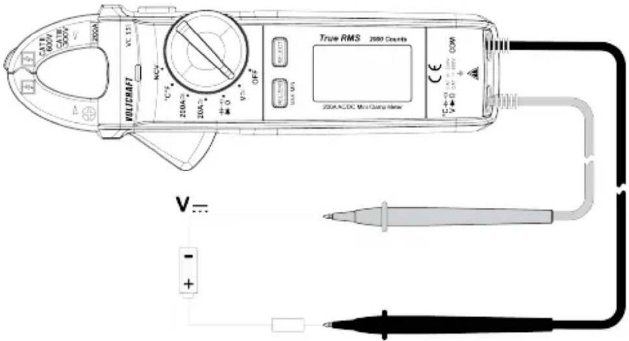 VOLTCRAFT VC331 - DC-voltmeting - 1