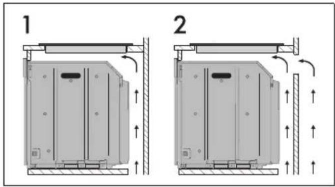 SMEG PGF31G2 - Sur le compartiment d'encastrement du four - 1