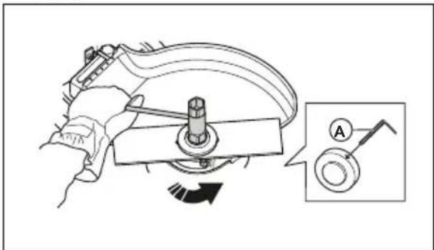 HUSQVARNA 330iKE - To check the locknut - 4