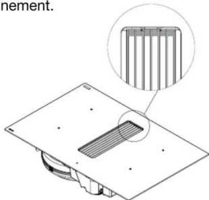 NOVY Easy Pro Prestige 1866 - Remise en place de la grille d'entrée - 1