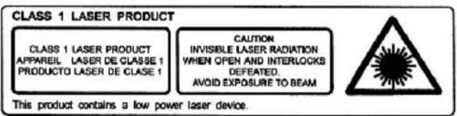 THOMSON MIC300IDABBT - WARNING: - 1