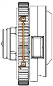 Astera Pluto Fresnel - Fixation de lyre (AF80-YK) avec YokeBase (AF80-YKB) - attache rapide - 2