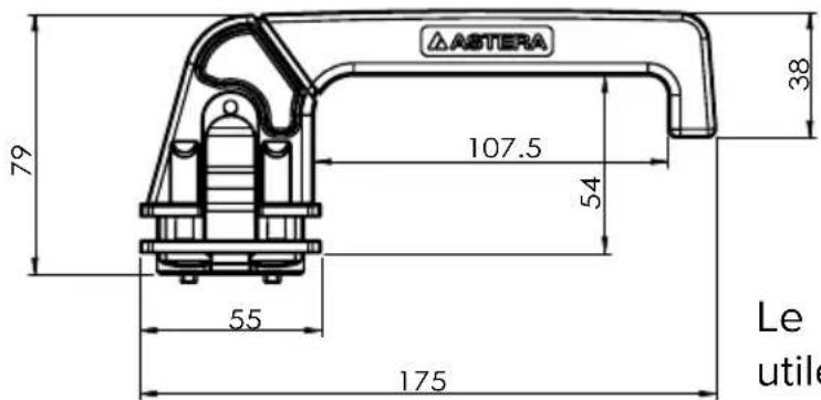 Astera Pluto Fresnel - TrackHandle (AX-THD) - 1