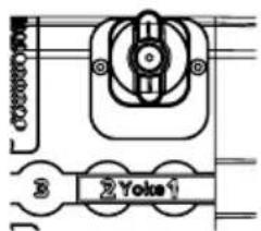 Astera Pluto Fresnel - Yoke (AF80-YK) 附件，带 YokeBase (AF80-YKB) - 快速释放 - 3
