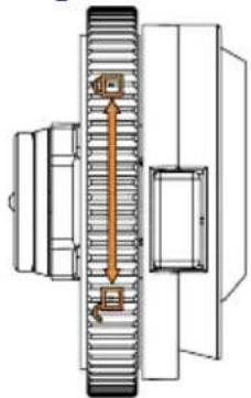 Astera Pluto Fresnel - Fissaggio staffa a U (AF80-YK) con basetta per staffa a U (AF80-YKB) - sgancio rapido - 2
