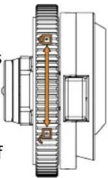 Astera Pluto Fresnel - Bügel (AF80-YK) Anschluss mit Bügelbefestigung (AF80-YKB) - Quick Release - 2