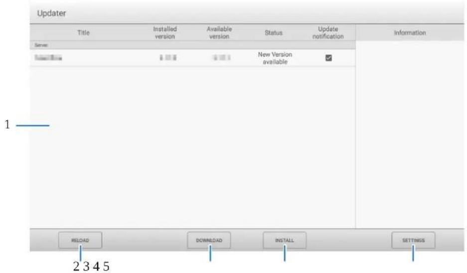 Updater Title Installed version Available version Status Update notification Information Server New Version available RELOAD DOW Nigeria DOWNLOAD SIMALL Settings 2 3 4 5