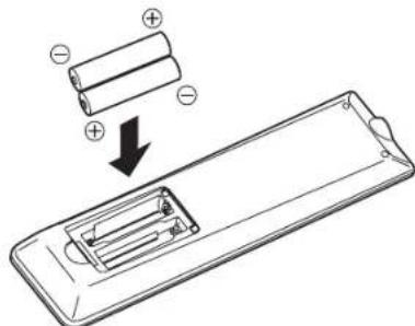 SHARP PN-LA652 - Préparation de la télécommande et du stylet - 2