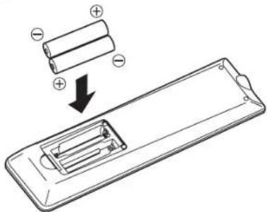 SHARP PN-LA652 - Vorbereitung der Fernbedienung - 2