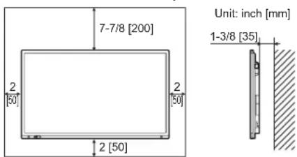 SHARP PN-LA652 - MOUNTING PRECAUTIONS - 2