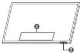 SAMSUNG GQ43Q63BAU - Removing the battery - 4