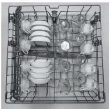 SAMSUNG DW80CG4021WQ - LOADING THE UPPER RACK - 1