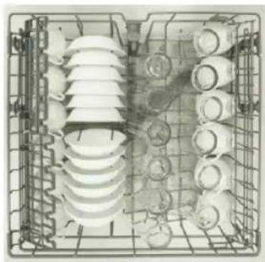 SAMSUNG DW80CG4021WQ - LOADING THE UPPER RACK - 3