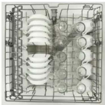 SAMSUNG DW80CG4021WQ - LOADING THE UPPER RACK - 2
