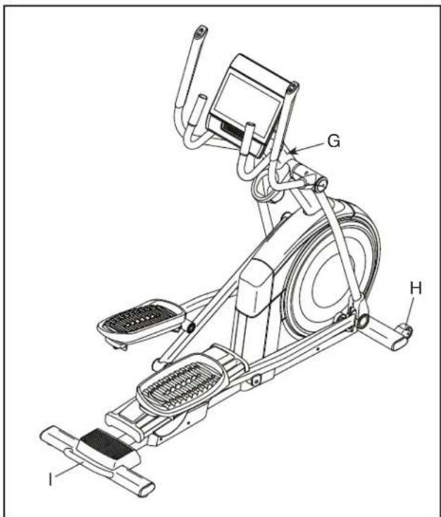 NordicTrack AirGlide 14i - COMMENT BRANCHER LE CORDON D'ALIMENTATION - 3