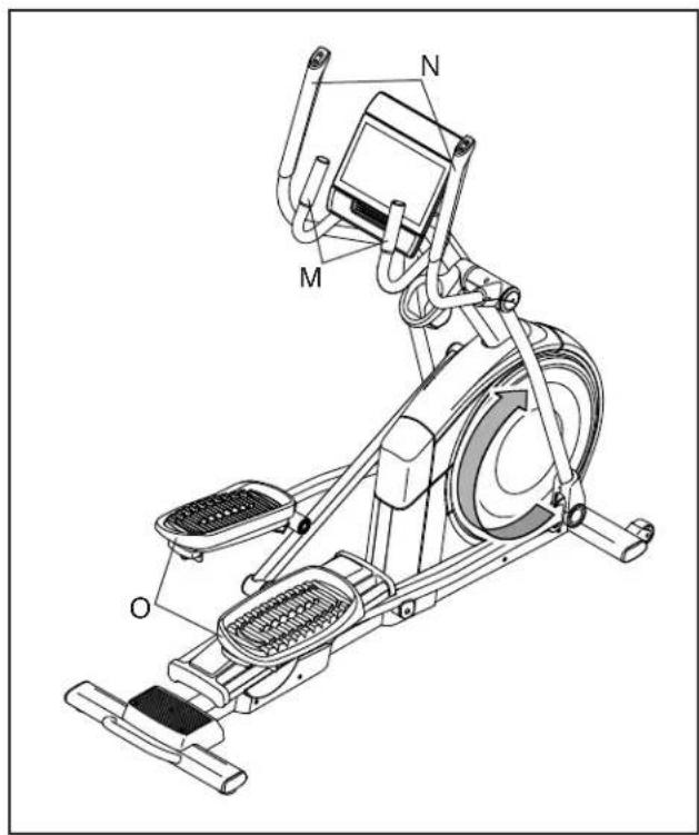 NordicTrack AirGlide 14i - COMMENT BRANCHER LE CORDON D'ALIMENTATION - 6