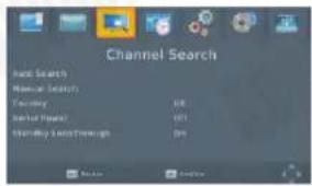 August DVB400 - Recherche Chaînes - 1