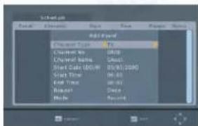 August DVB400 - Programmer un Évènement - 1