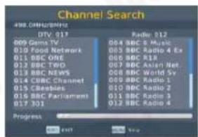 August DVB400 - Recherche Automatique - 1