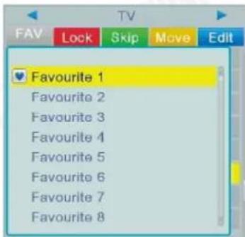 August DVB482 - Ajout de favoris - 1