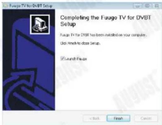 August DVB-T208 - Installation pour Windows OS - 12