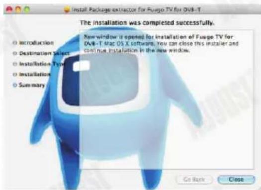 August DVB-T208 - Installation pour Max OS X - 8