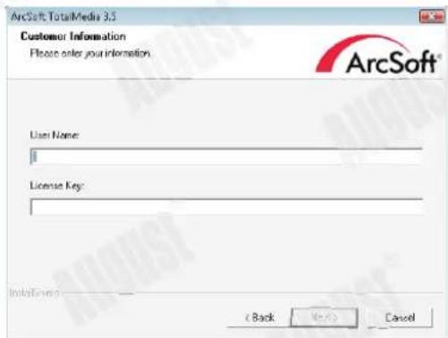 August DVB-T205 - Installation du logiciel - 5