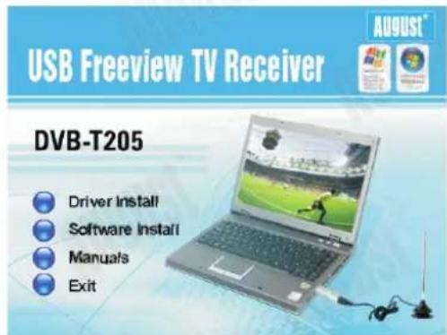 August DVB-T205 - Plus d'instructions - 1
