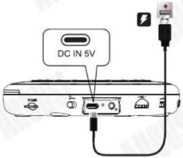 August DTA455B - Recharger l'appareil - 1