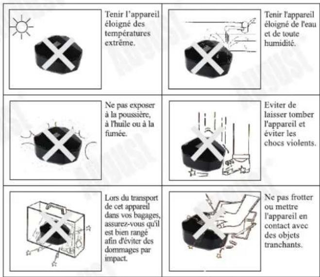August EPG500 - ■ Utilisation et conservation - 1