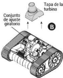 HAYWARD TracVac - Retirada de la suciedad de la turbina - 2