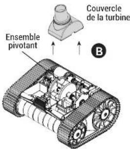 HAYWARD TracVac - Éliminer les débris de la turbine - 2