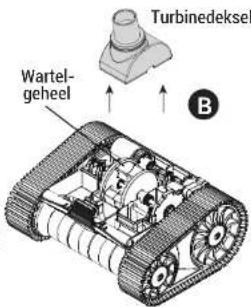 HAYWARD TracVac - Vuil uit de turbine verwijderen - 2